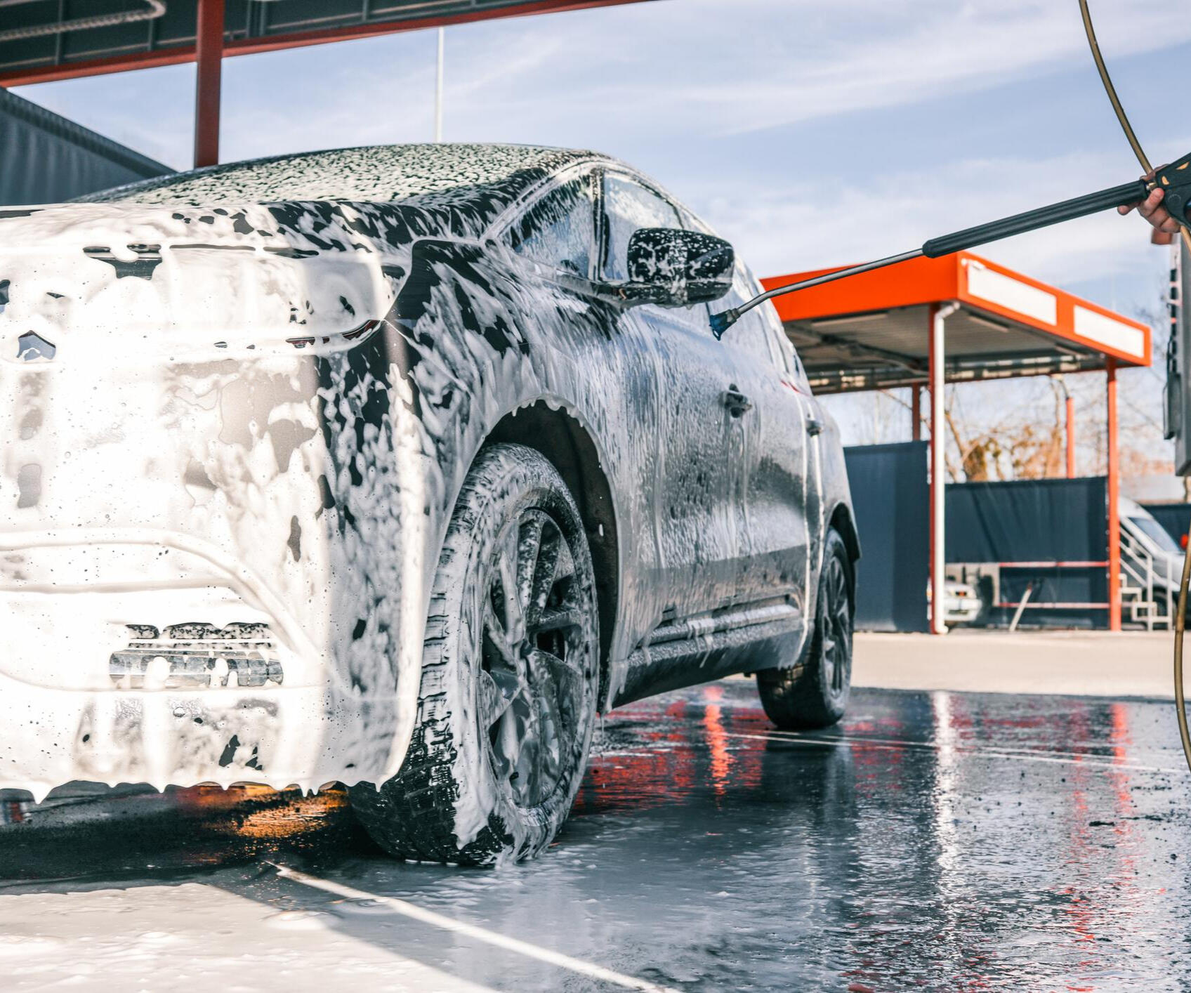 Header Image Mobile Car Washing KW